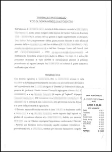 Trascrizione pignoramento autoveicolo